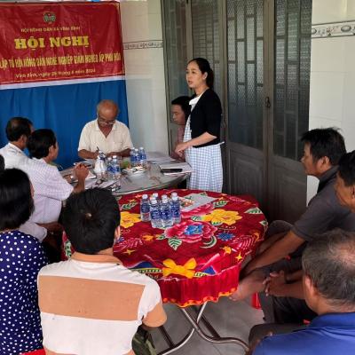 Thành lập HNDNN giảm nghèo ấp Phú Hoà